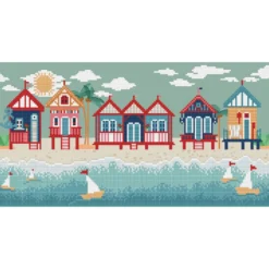 seaside days - diamond dotz intermediate dd7.051 53x27 cm