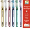 set pennarelli - 6 colori metallici