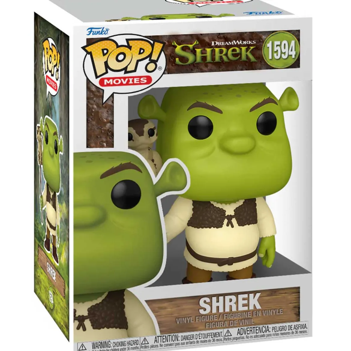 shrek 30th anniversary - shrek with snake 9cm - funko pop 1594