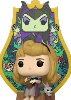 sleeping beauty - aurora (glass) 9cm - funko pop! 1703