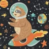 sloth rocket - dotz box 15x15cm dbx.017