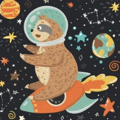 sloth rocket - dotz box 15x15cm dbx.017