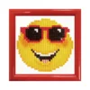 smilig face with frame red - diamond dotz beginner dd1.009f 10,2x10,2cm