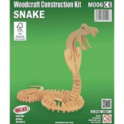 snake - kit di costruzioni in legno (certificazione fsc)