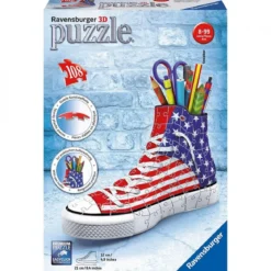 sneaker american style - puzzle 3d 108 pezzi