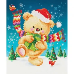 snow dance - diamond dotz intermediate dd5.013 27x35cm