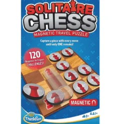 solitaire chess - magnetic travel puzzle