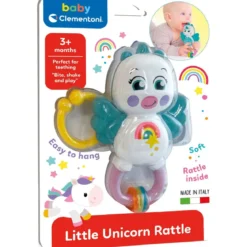 sonaglino little unicorn rattle
