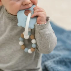 sonaglino orsetto azzurro in silicone