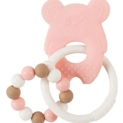 sonaglino topo rosa in silicone