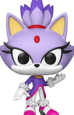 sonic the hedgehog - blaze the cat 9cm - funko pop! 1116