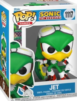 sonic the hedgehog - jet the hawk with board 9cm - funko pop! 1117