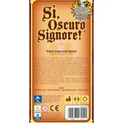 sì, oscuro signore! - set base rosso