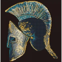 spartan symbol - diamond dotz intermediate dd7.038 41x44cm
