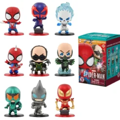 spiderman - cosbi blind box - 1 personaggio assortito