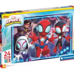 spidey & friends - puzzle 24 pezzi maxi