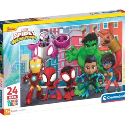 spidey & friends - puzzle 24 pezzi maxi