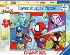spidey - puzzle gigante 60 pezzi pavimento