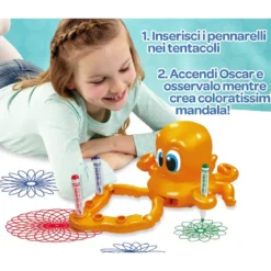spin'n'swirl oscar - polipetto crea tuoi mandala