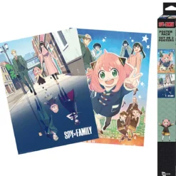 spy x family - set 2 chibi poster 52x38cm - a double family