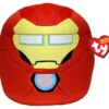 squish-a-boos - marvel iron man - peluche 22cm