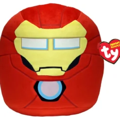 squish-a-boos - marvel iron man - peluche 22cm