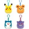 squishmallows clip on - peluche 10cm - pokémon personaggio assortito