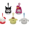 squishmallows clip on - peluche 10cm - hello kitty personaggio assortito