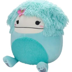 squishmallows - jjoelle il bigfoot con fiore - peluche 30cm