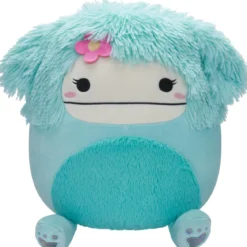 squishmallows - jjoelle il bigfoot con fiore - peluche 30cm