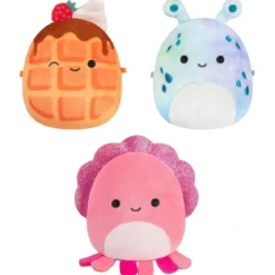 squishmallows - micromallows - confezione da 3 - wave 1 - personaggi assortiti