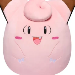 squishmallows - pokemon clefairy - peluche 35cm