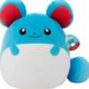squishmallows - pokemon marill - peluche 35cm