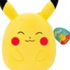 squishmallows - pokemon pikachu - peluche 30cm