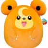 squishmallows - pokemon teddiursa - peluche 35cm