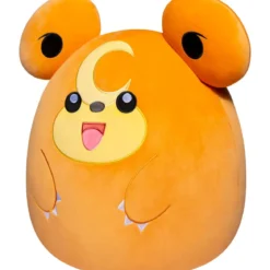 squishmallows - pokemon teddiursa - peluche 35cm