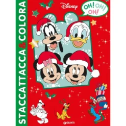 staccattacca & colora di natale disney - oh! oh! oh!