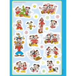 staccattacca & colora di natale disney - oh! oh! oh!