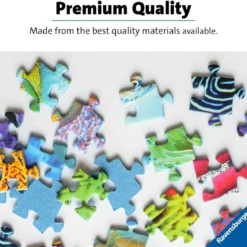 4 stagioni del castello delle fiabe - puzzle 18000 pezzi