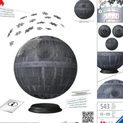 star wars - la morte nera - puzzle 3d