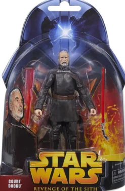 star wars - la vendetta dei sith - 20° anniversario - conte dooku - action figure 15cm