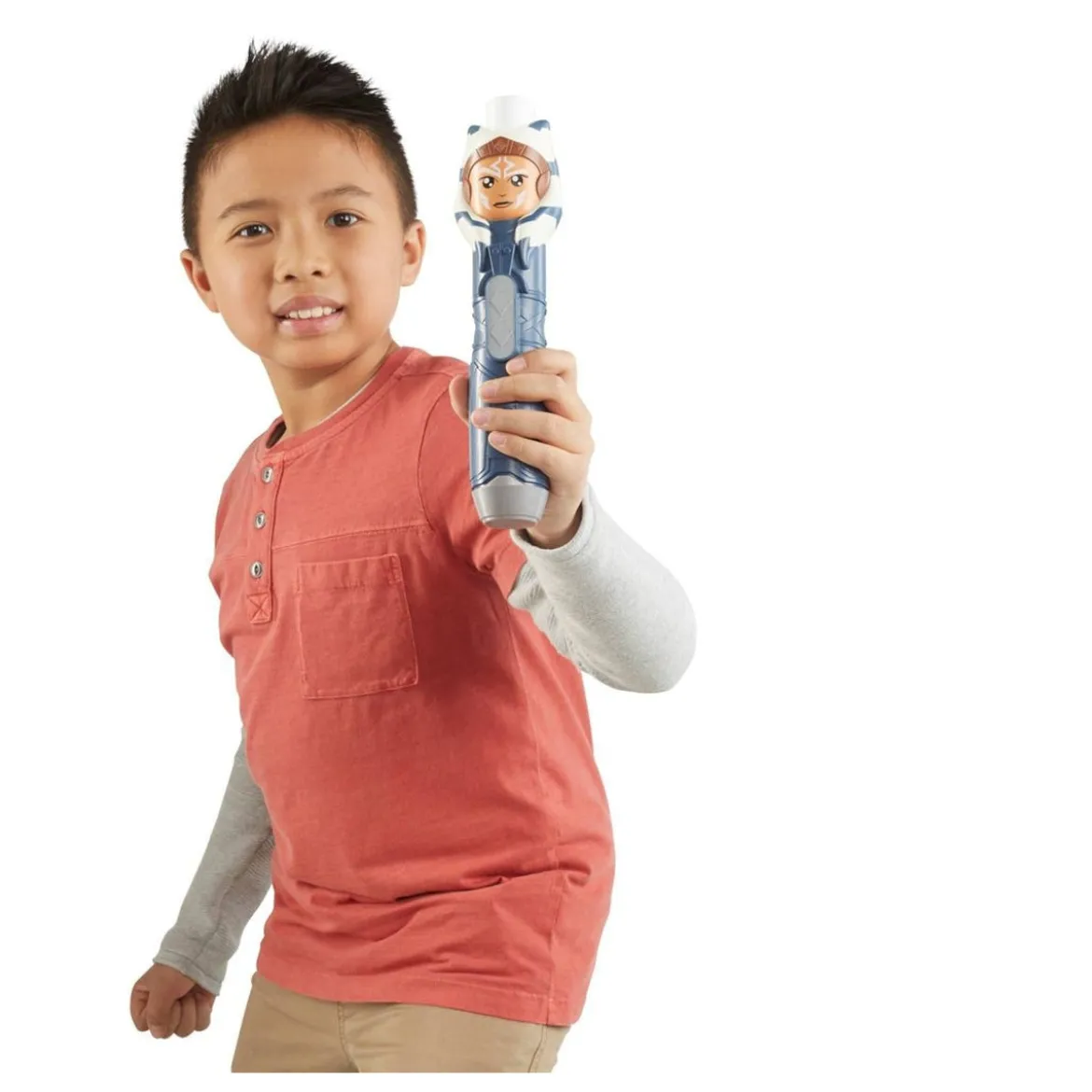 star wars - lightsaber squad - spada laser telescopica 50cm ahsoka tano