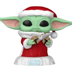 star wars: mandalorian holiday - grogu 9cm - funko pop 747