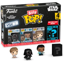star wars - 4 pack 3cm - funko pop! bitty