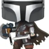 star wars - the mandalorian and grogu - the mandalorian 9cm - funko pop! 844