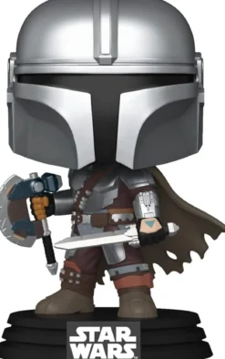 star wars - the mandalorian and grogu - the mandalorian 9cm - funko pop! 844