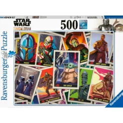 star wars: the mandalorian - puzzle 500 pezzi