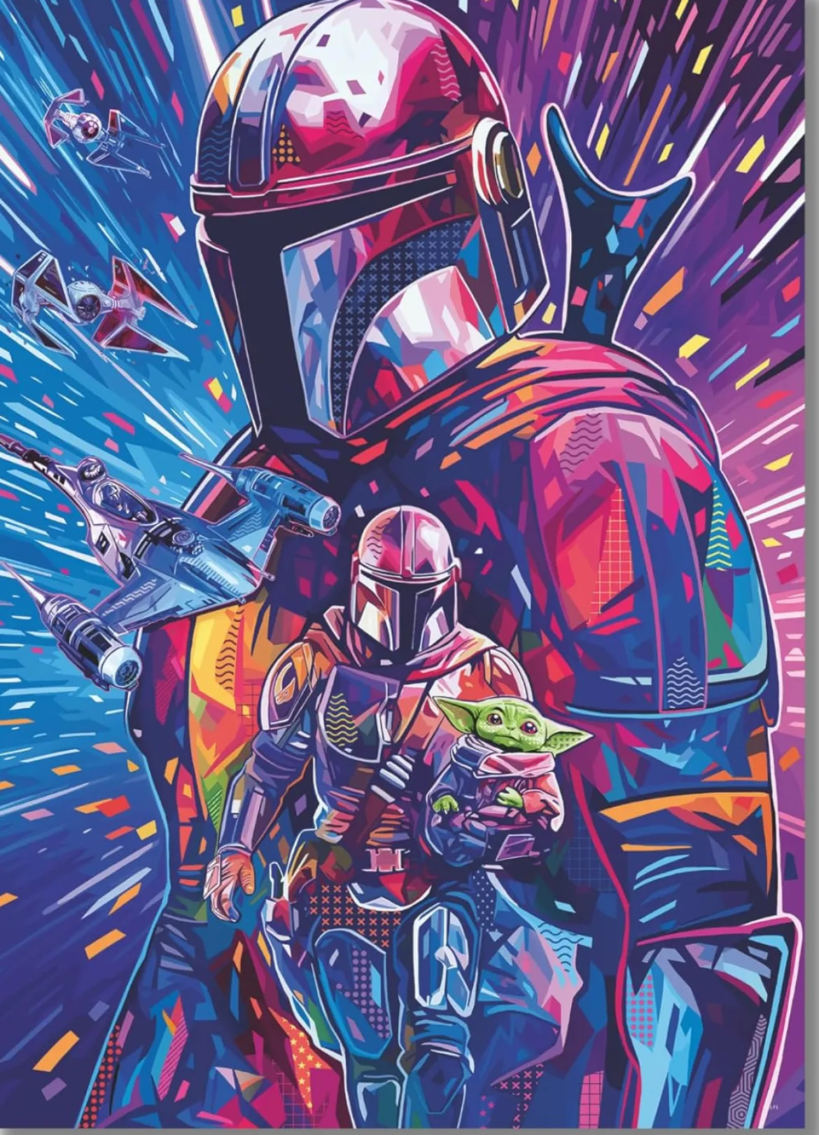 star wars - the mandalorian - puzzle 500 pezzi