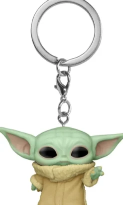 star wars: the mandalorian - the child 4cm - funko pocket pop! portachiavi