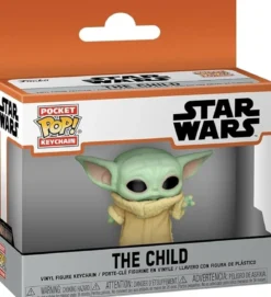 star wars: the mandalorian - the child 4cm - funko pocket pop! portachiavi